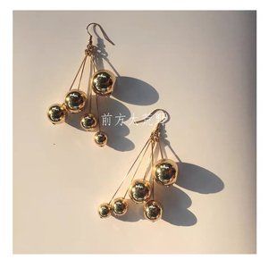 Golden Hypoallergenic Earrings